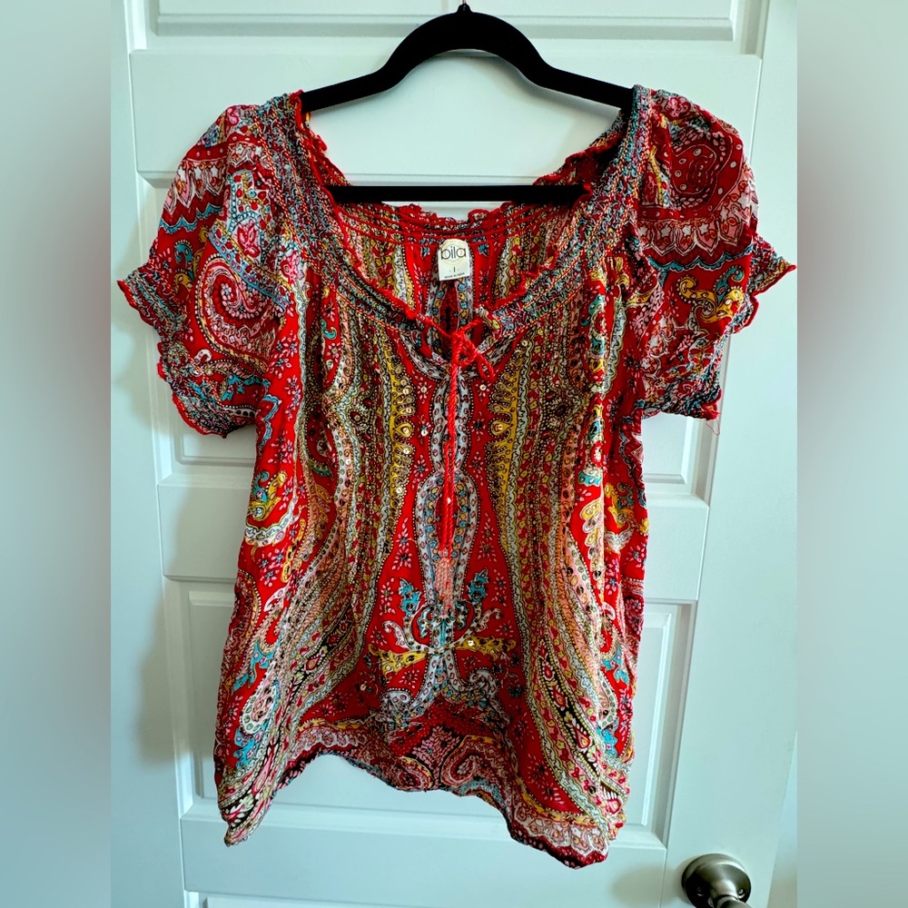 Gorgeous Vintage Paisley Blouse